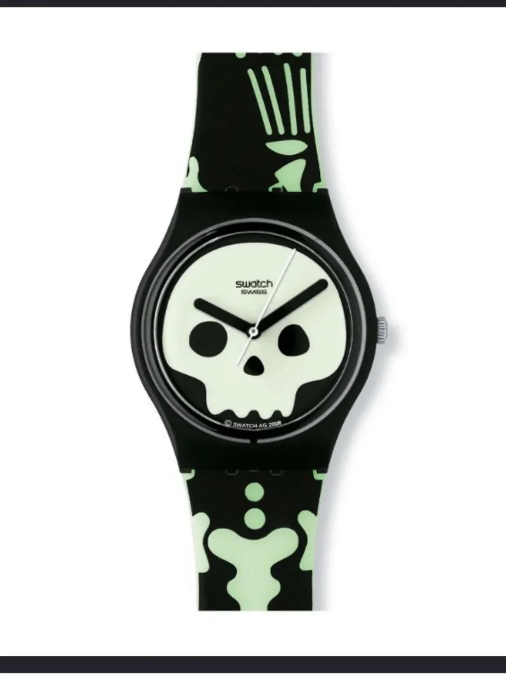 RARE Swatch Watch x Baron Samedi - James Bond 007 - Live & Let Die Villain 2008